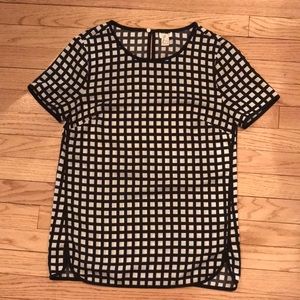 J.Crew short sleeve tunic XXS